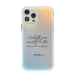 1 Peter 5:7 | Bible Verse | Pop Case Aurora Gradient Phone Case