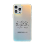 Philippians 4:13 | Bible Verse | Pop Case Aurora Gradient Phone Case