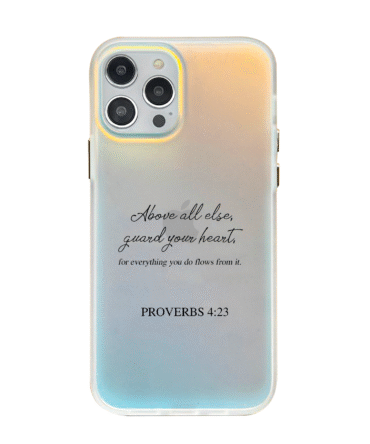 Proverbs 4:23 | Bible Verse | Pop Case Aurora Gradient Phone Case