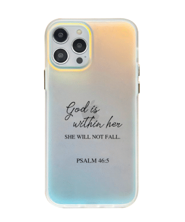 Psalm 46:5 | Bible Verse | Pop Case Aurora Gradient Phone Case